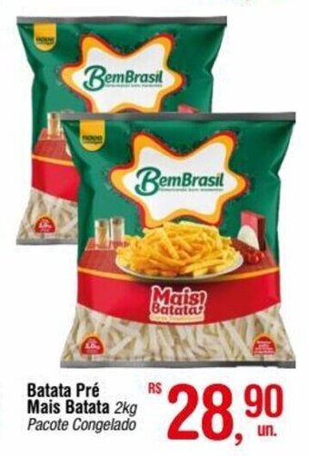 Fort Atacadista Batata Pré Mais Batata 2kg Pacote Congelado oferta