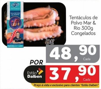 Supermercado Dalben Tentáculos de Polvo Mar & Rio 300g Congelados oferta