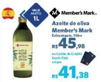 Sam's Club Azeite de oliva Member's Mark Extravirgem, 1litro oferta