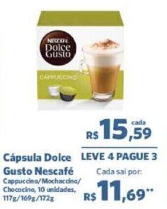 Sam's Club Cápsula Dolce Gusto Nescafé oferta