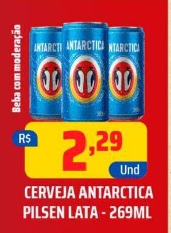 CERVEJA ANTARCTICA PILSEN LATA - 269ML