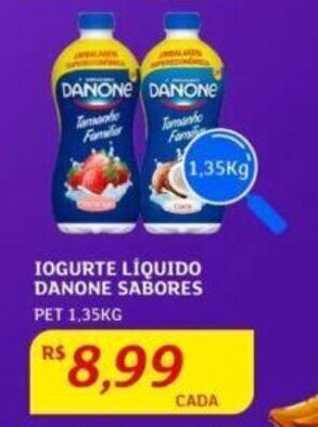 Assaí Atacadista IOGURTE LÍQUIDO DANONE SABORES PET 1,35KG oferta