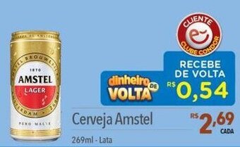 Cerveja Amstel 269ml-Lata