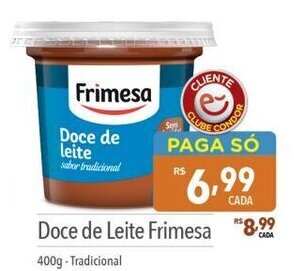 Doce de Leite Frimesa 400g -Tradicional