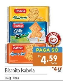 Supermercados Condor Biscoito Isabela 350g-Tipos oferta