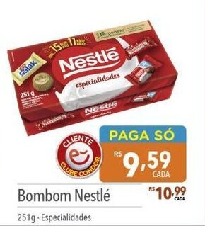 Supermercados Condor Bombom Nestlé 251g-Especialidades oferta