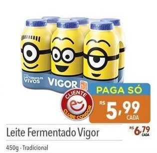 Supermercados Condor Leite Fermentado Vigor 450g-Tradicional oferta