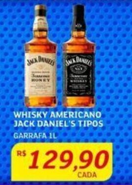 Assaí Atacadista WHISKY AMERICANO JACK DANIEL'S TIPOS GARRAFA IL oferta