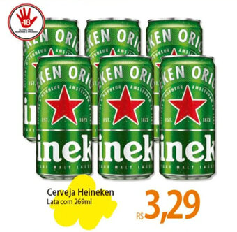 Atacadão Cerveja Heineken Lata com 269ml oferta