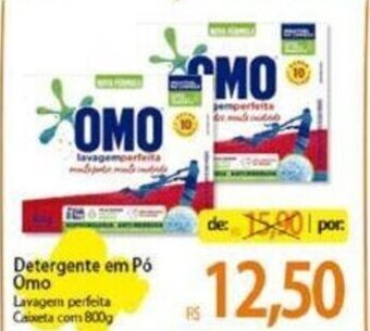 Detergente em Pó Omo Lavagem perfeita Caixeta com 800g