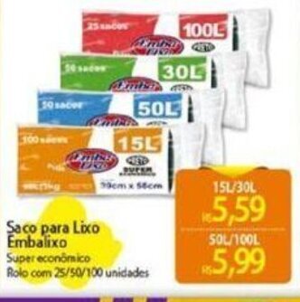 Atacadão Saco para Lixo Embalixo oferta