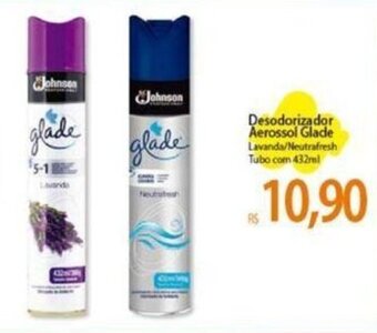 Atacadão Desodorizador Aerossol GladeDesodorizador Aerossol Glade Lavanda/Neutrafresh Tubo com 432ml 432ml oferta