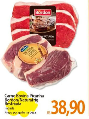 Atacadão Carne Bovina Picanha Bordon/Naturafrig Resfriada Fatiada oferta