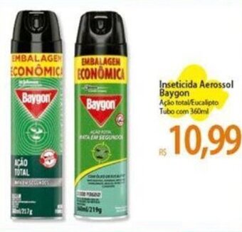 Inseticida Aerossol Baygon Ação total/Eucalipto Tubo com 360ml