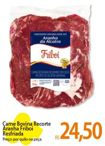 Atacadão Carne Bovina Recorte Aranha Friboi Resfriada Preço por quilo na peça oferta