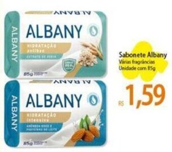 Atacadão Sabonete Albany Várias fragrâncias Unidade com 85g oferta