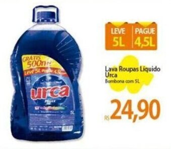 Atacadão Lava Roupas Líquido Urca Bombona com 5L oferta