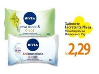 Atacadão Sabonete Hidratante Nivea 85g oferta