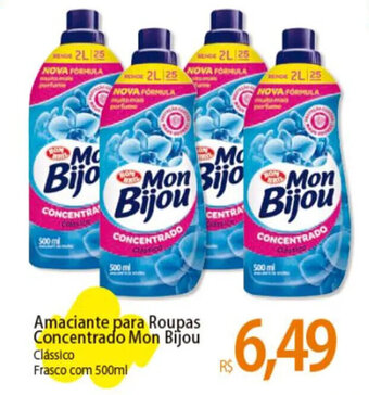 Atacadão Amaciante para Roupas Concentrado Mon Bijou Clássico Frasco com 500ml oferta