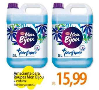 Amaciante para Roupas Mon Bijou + Perfume Bombona com 5L