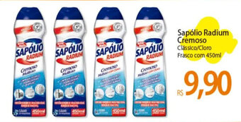 Sapólio Radium Cremoso Clássico/Cloro Frasco com 450ml