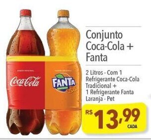 Supermercados Condor Conjunto Coca-Cola + Fanta oferta