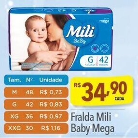 Supermercados Condor Fralda Mili BaBy Mega oferta