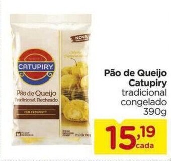 Carrefour Pão de Queijo Catupiry tradicional congelado 390g oferta