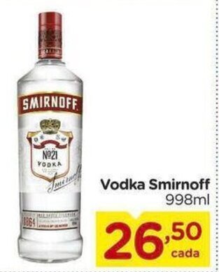 Carrefour Vodka Smirnoff 998ml oferta