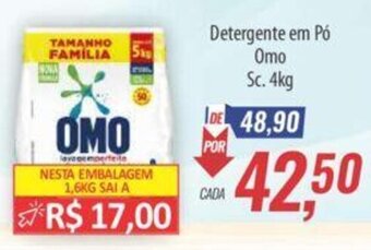 Supermercados BH Detergente em Pó Omo Sc. 4kg oferta