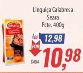 Supermercados BH Linguiça Calabresa Seara Pcte. 400g oferta