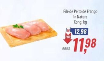 Supermercados BH Filé de Peito de Frango In Natura Cong.kg oferta