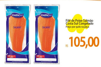 Atacadão Filé de Peixe Salmão Costa Sul Congelado Preço por quilo na peça oferta