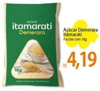 Atacadão Açúcar Demerara Itamarati Pacote com 1kg oferta