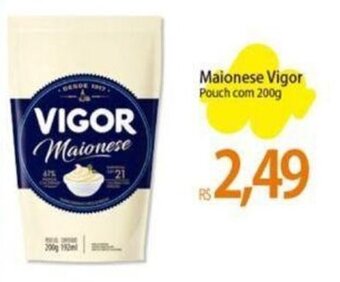 Atacadão Maionese Vigor Pouch com 200g oferta