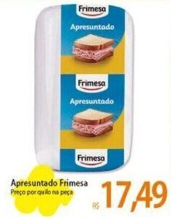 Atacadão Apresuntado Frimesa Preço por quilo na peça oferta
