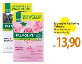Atacadão Sabonete Palmolive Naturals Várias fragrâncias Pack com 8x85g oferta