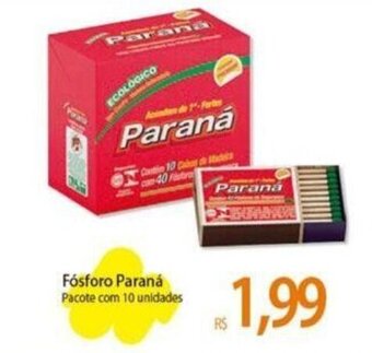 Atacadão Fósforo Paraná Pacote com 10 unidades oferta