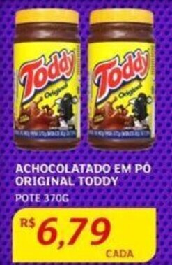 Assaí Atacadista ACHOCOLATADO EM PO ORIGINAL TODDY POTE 370G oferta
