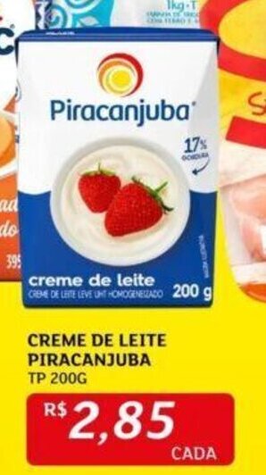 Assaí Atacadista CREME DE LEITE PIRACANJUBA TP 200G oferta