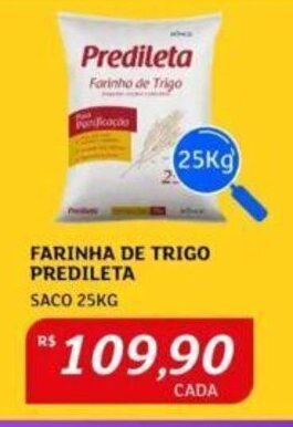 FARINHA DE TRIGO PREDILETA SACO 25KG