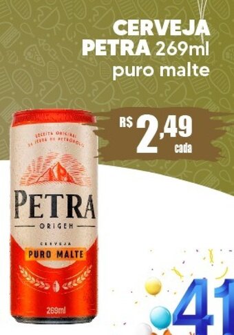 Supermercado Precito CERVEJA PETRA 269ml oferta