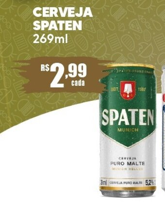 Supermercado Precito CERVEJA SPATEN 269ml oferta