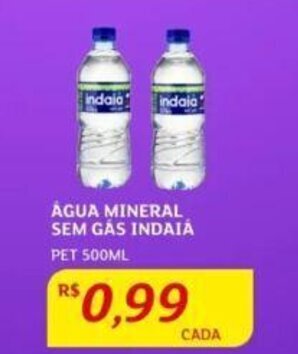 Assaí Atacadista ÁGUA MINERAL SEM GÁS INDAIÁ PET 500ML oferta