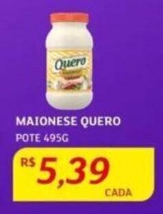 Assaí Atacadista MAIONESE QUERO POTE 495G oferta