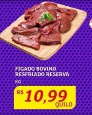 Assaí Atacadista FÍGADO BOVINO RESFRIADO RESERVA KG oferta