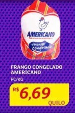 Assaí Atacadista FRANGO CONGELADO AMERICANO PC/KG oferta