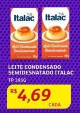 Assaí Atacadista LEITE CONDENSADO SEMIDESNATADO ITALAC TP 395G oferta