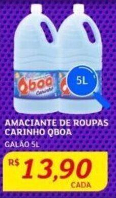 Assaí Atacadista AMACIANTE DE ROUPAS CARINHO QBOA GALÁO 5L oferta