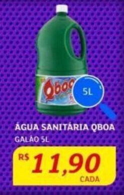 Assaí Atacadista ÁGUA SANITÁRIA QBOA GALAO 5L oferta